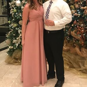 Mauve/Dusty Pink Bridesmaids Dress